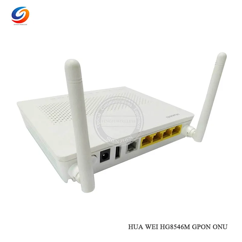 Популярный б/у HW HG8546M GPON терминал ONU, HGU режим трассы, 1GE порт+ 3FE порт+ 1 телефон+ wifi, Gpon ONT