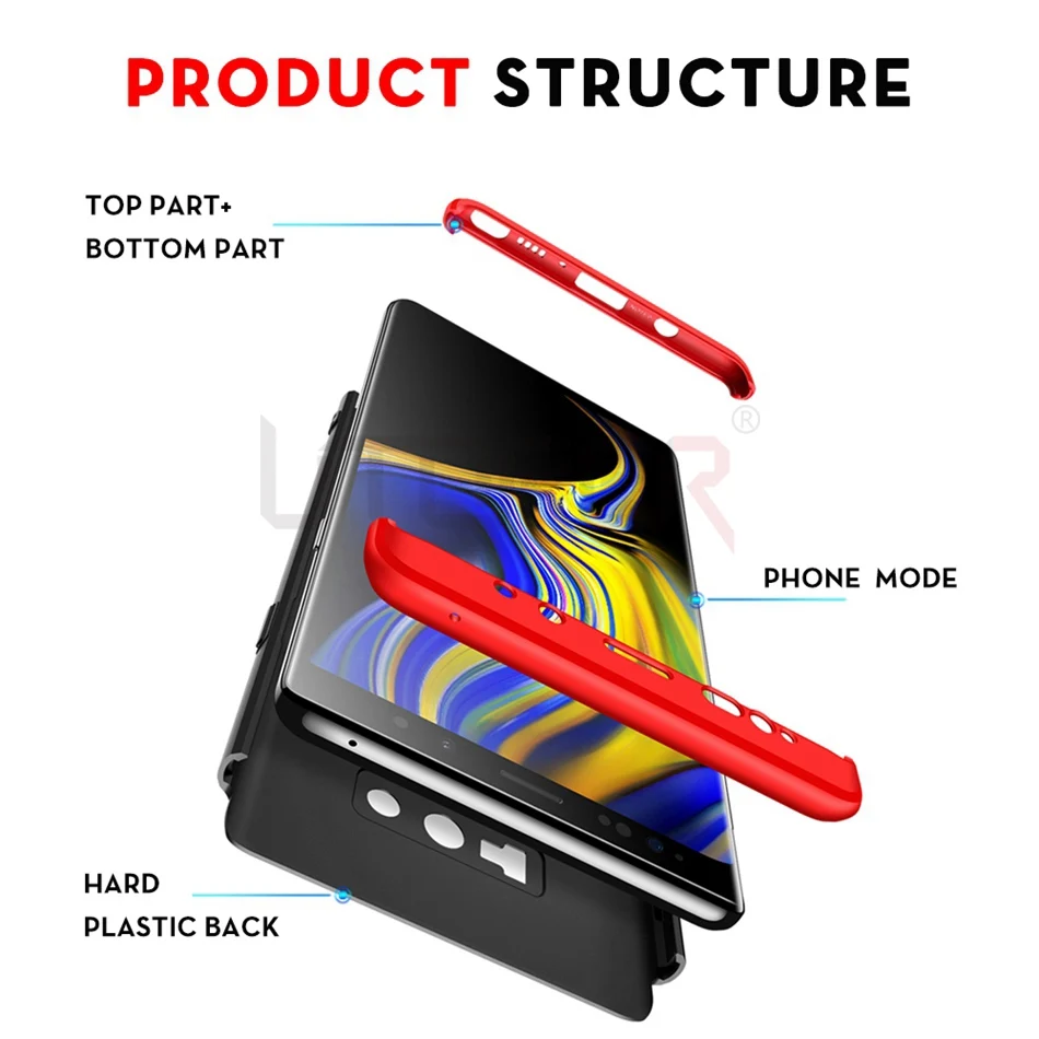 Phone Case For Huawei P20 lite 360 Cover Mate 10 Lite Coque Honor 9 Play Note Nova 3I 2I Pro 7A 7X Y6 Prime 2018 | Мобильные