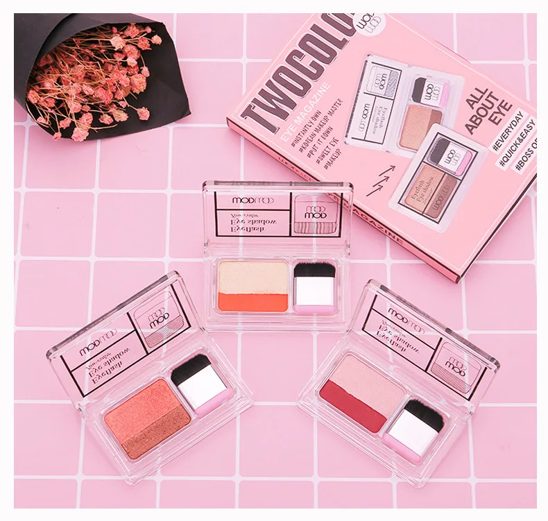 Magazine Lazy Eyeshadow Stamp Holiday Edition тени для век двойной Цвет Shimmer Палитра длительный