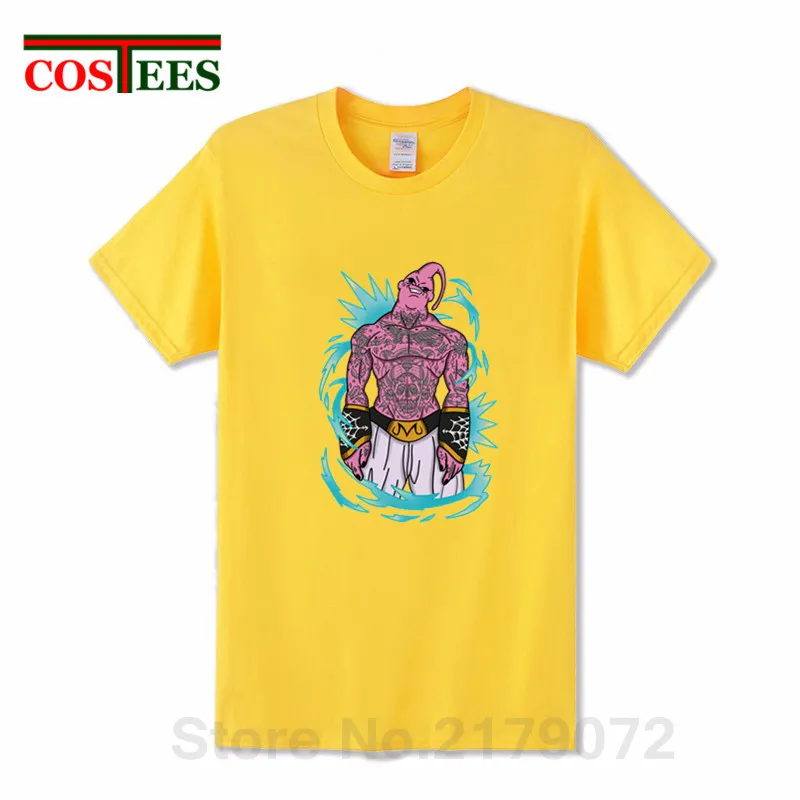 Dragon Ball Z Tattoo Majin Buu футболка на заказ DBZ мультяшная мужская унисекс новая модная