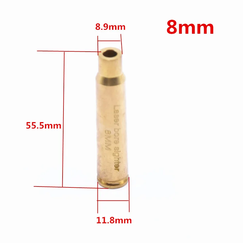 Охотничий красный лазерный бокс CAL.308 223 38 .30 12GA 7X57R 9.3X62 CAL7mm 8mm 9mm CAL.303 300WIN картридж