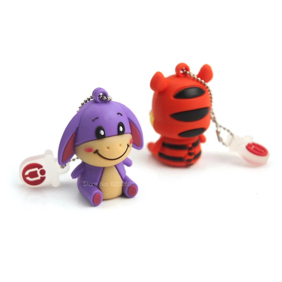 64 ГБ 4 8 16 32 Usb флешка милый Neddy Animal U Disk Pen Drive прекрасный Donkey tigger карта памяти