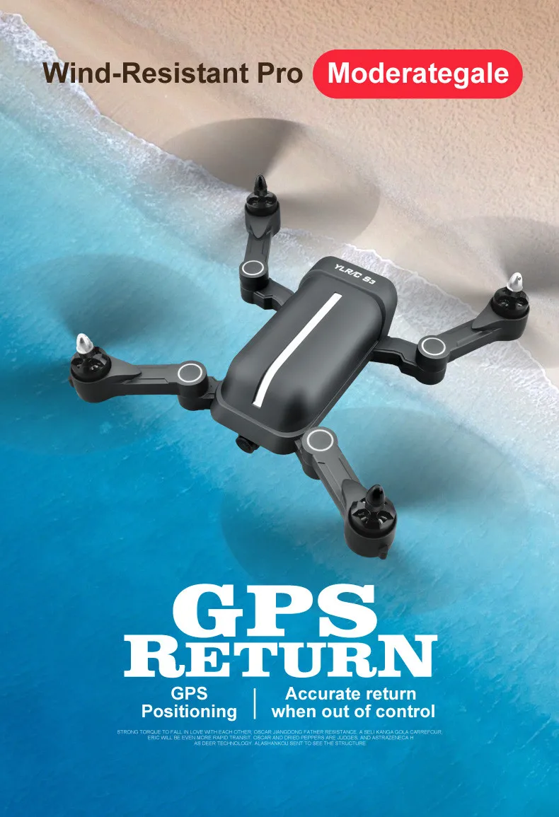 S3 5,8G дистанционное управление Управление бесщеточный Quadcopter GPS объемный складной Дрон с фиксацией следите за возврат аэрофотосъемки с 5G Pict