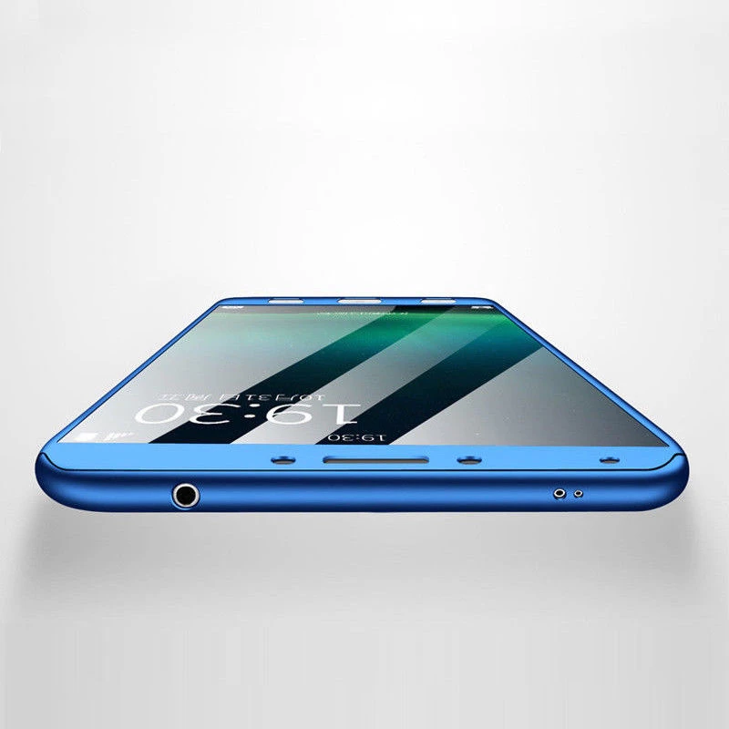Гибридный чехол и закаленное стекло для Xiaomi Redmi 4X5 Plus 6 Note 5Pro 360 Полное покрытие 4 4A 5A