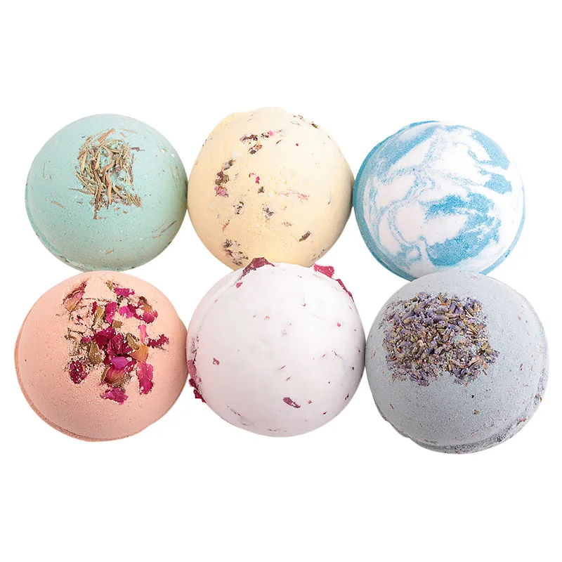 Морская соль шар для ванны розовый зеленый чай Лаванда лимонное молоко эфирное