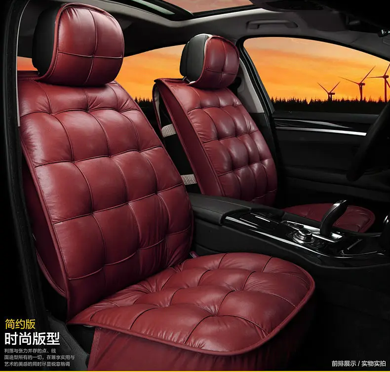 

car seat cover pu cushion set for Alfa Romeo Boxster Cayenne cayman Bentley Arnage Flying Spur GT universal interior accessories