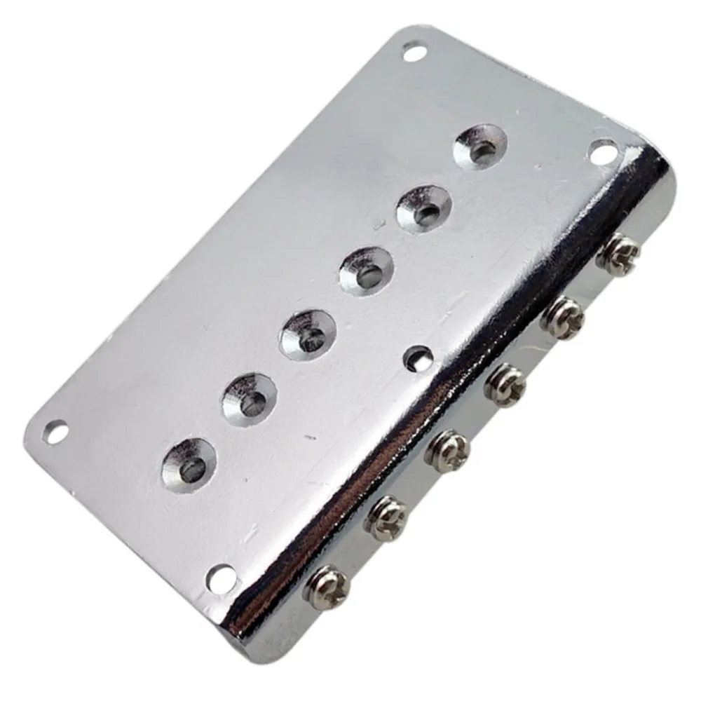 6 String Fixed Type Bridge with Wrench Screws for Electric Guitar Parts Accessories | Спорт и развлечения