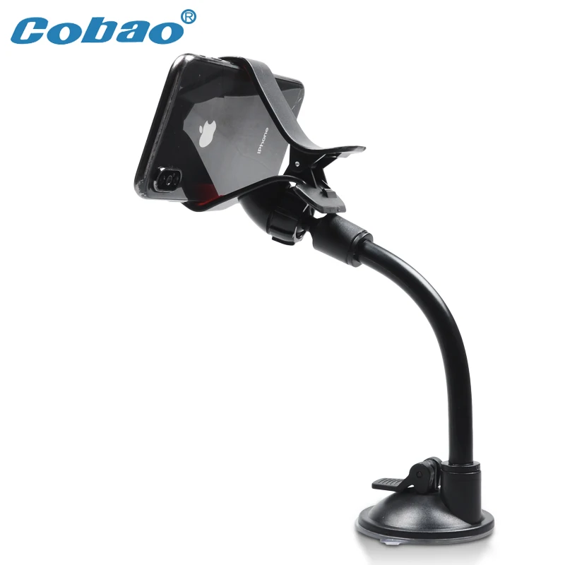 Cobao Universal Cell Phone Stand 360 Degree Windshield Car Holder Smartphone For iPhone X XS Samsung Huawei Xiaomi Support | Мобильные