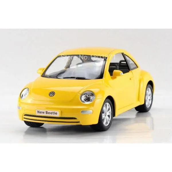 Для детей KINSMART Volkswagen New Beetle модель автомобиля 1:24 kt7003 7 дюймов Diecast металлического