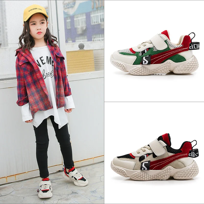 Новинка лета 2019 детская обувь повседневная кроссовки сетчатые дышащие теннисные