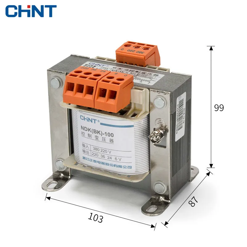 Чинт Управление трансформатор NDK-100VA 380 В 220 В изменение 36 В 24 В 110 В трансформатор 100 Вт