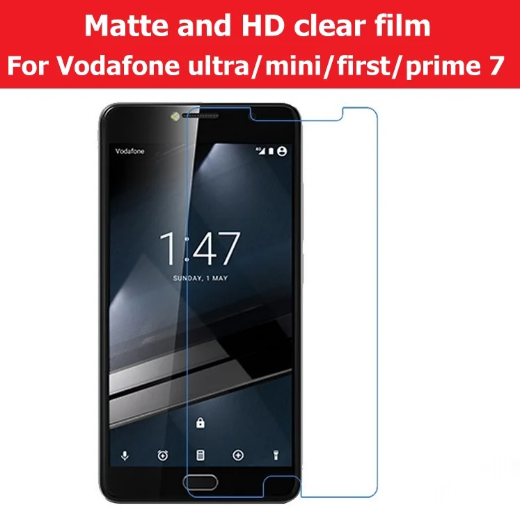 Защитный экран HD прозрачный глянцевый пленка для Vodafone Smart Prime 7 Ultra First Mini матовая с