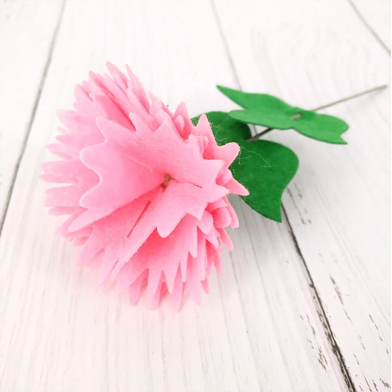 Joylong Kids Toys DIY Arts And Crafts Children Do-it-yourself Child Handicraft Cloth Carnation For Mother's Gift Creative | Игрушки и