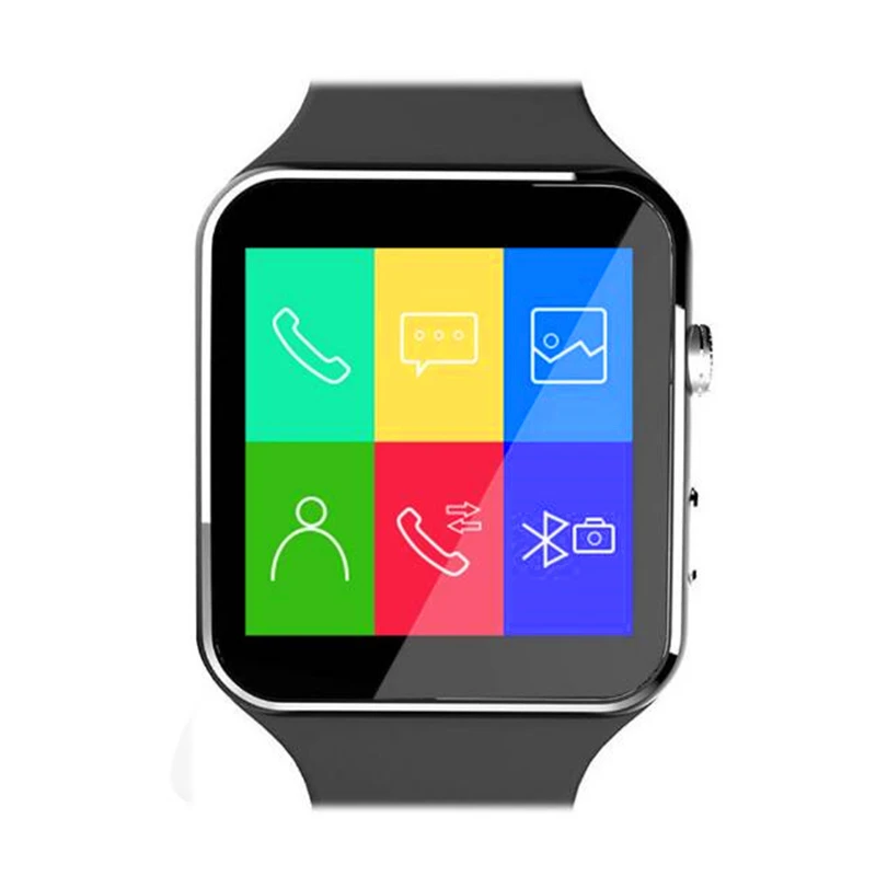 Ollly X6 Bluetooth Smart часы 16 ГБ Поддержка микро сим-карты Камера видео для Android Samsung HTC Sony