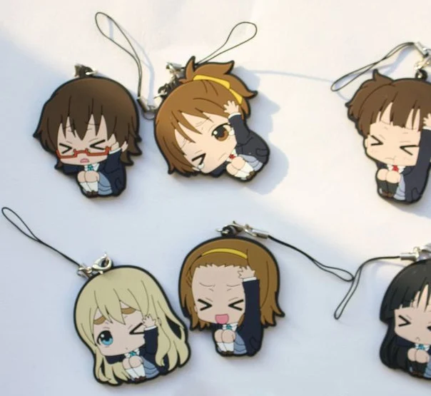 4 шт./компл. аниме K ON! Фигурки Hirasawa Yui Akiyama Mio Tainaka Ritsu Адзуса Накано ПВХ фигурки