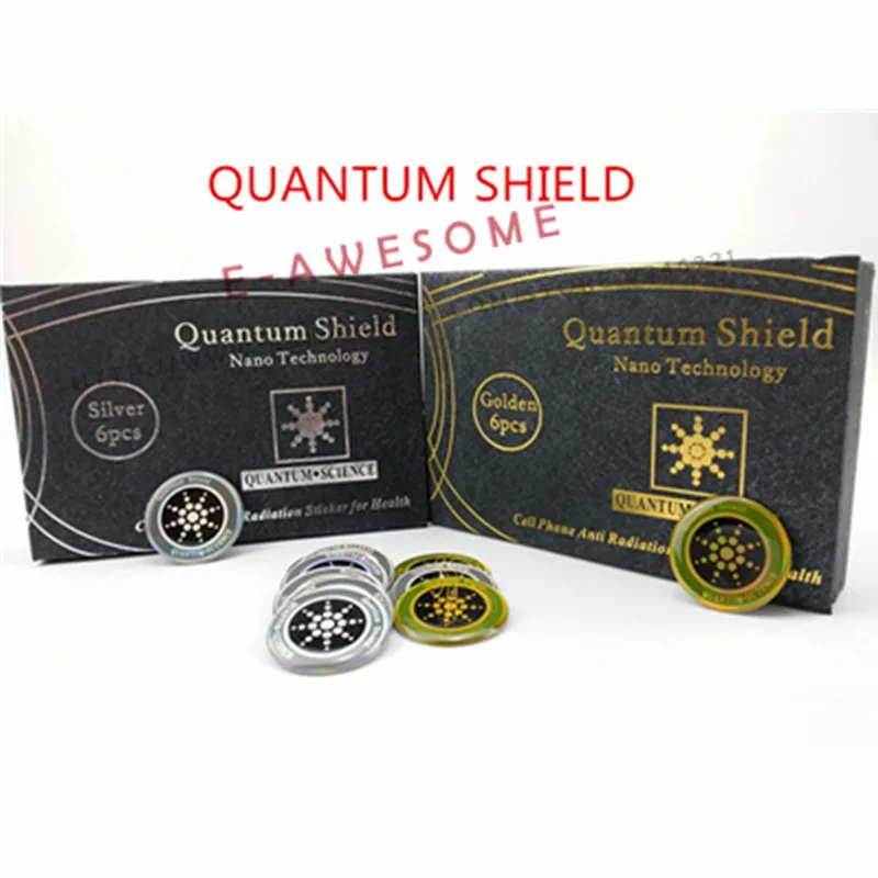 30 шт./лот золотистая/Серебристая круглая фотонаклейка с отрицательными ионами