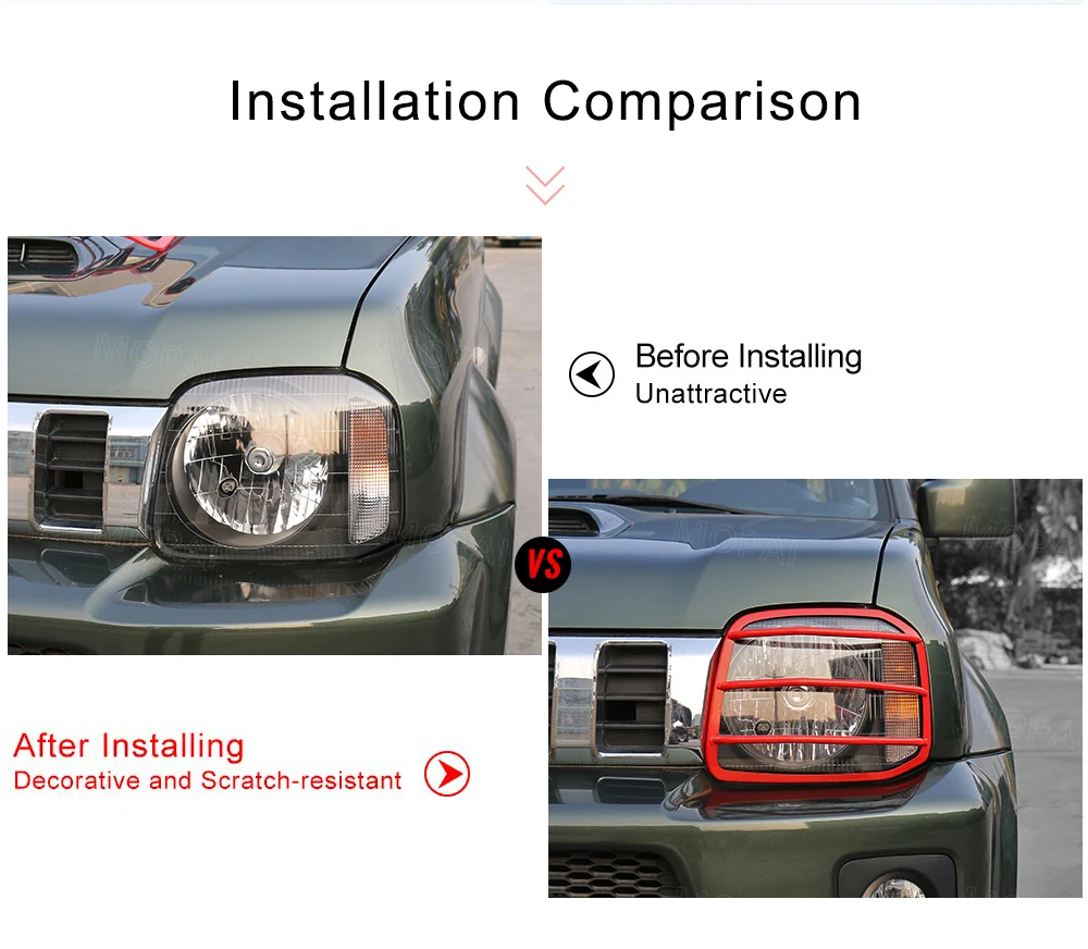 MOPAI колпаки для автомобильных ламп для Suzuki jimny на 2007 вверх, металлический автомобильный головной светильник, головной светильник, крышка лампы, наклейки для Suzuki, аксессуары для jimny