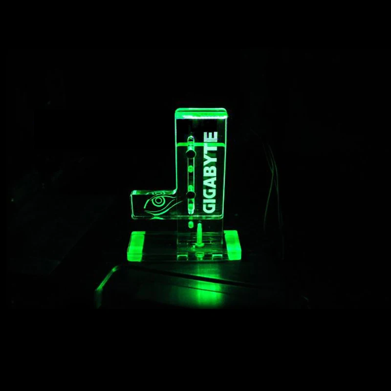 Новый синий размер 30*140 мм его подставка для видеокарт GIGABYTE с логотипом на заказ