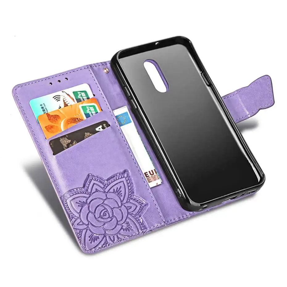 Чехол из искусственной кожи с защелкой для LG Q7 3D бабочка чехол Q7 чехол для телефона для LG Q7 LMQ610EM LM-Q610EM LM Q610EM LGQ7 случае