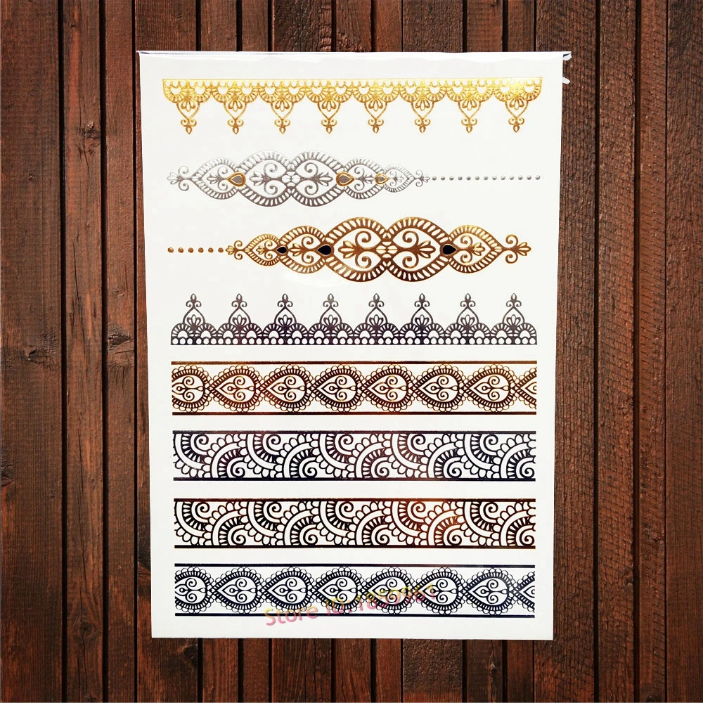 1 шт. горячая распродажа индийский браслет искусственная вспышка металлическая