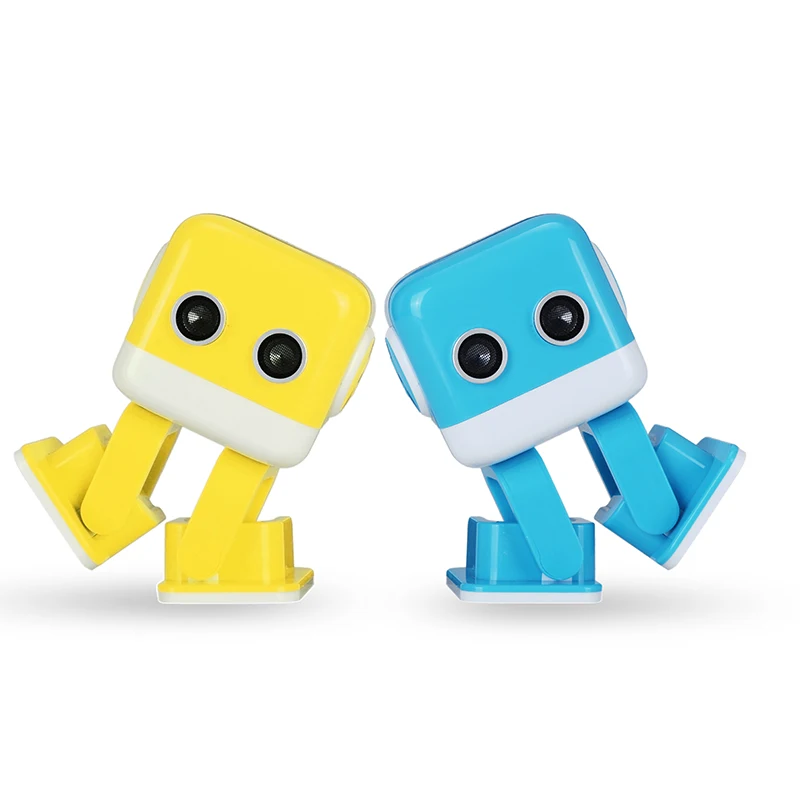 

Original Hot WLtoys Cubee F9 Intelligent Programming APP Control Remote Control RC Dancing Robot Kids Toys Gift Yellow Blue