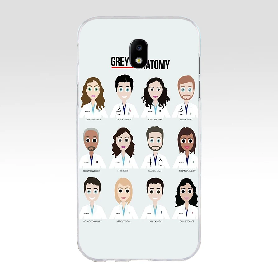 16 19SD Американский ТВ GREYS Anatomy чехол для телефона из мягкого силикона ТПУ с рисунком крышка чехол для телефона для samsung j3 j5 j7 17 j2 prime j6 Plus - Цвет: 16