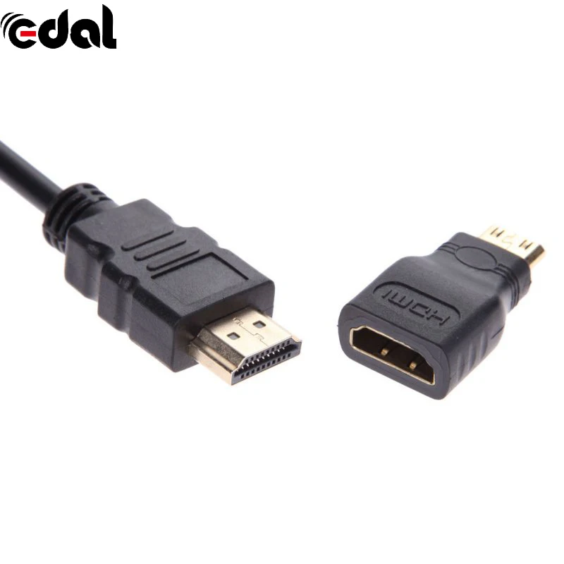 EDAL 1080P Micro HDMI/Mini HDMI/HDMI в VGA конвертер адаптер с аудио-видео кабелем белый черный |