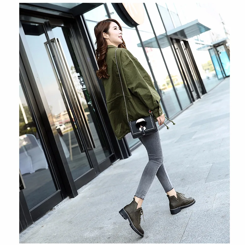 2017 new winter martin boots British style students joker velvet plate short bare women's tie comfortable heel | Игрушки и хобби