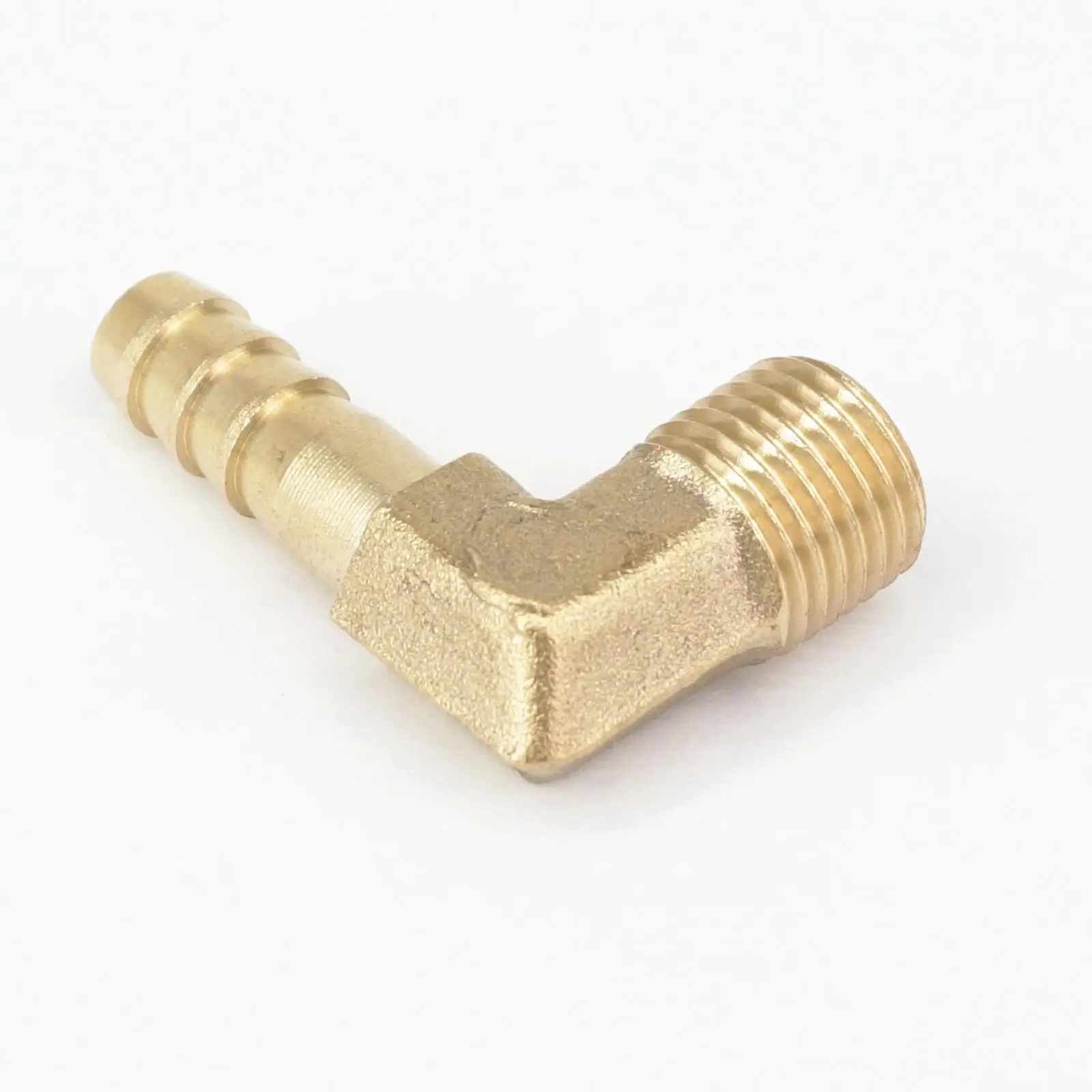 Партия 2 штуцера для шланга I/D 8 мм x 1/4 дюйма наружная резьба BSP коленчатая Латунная