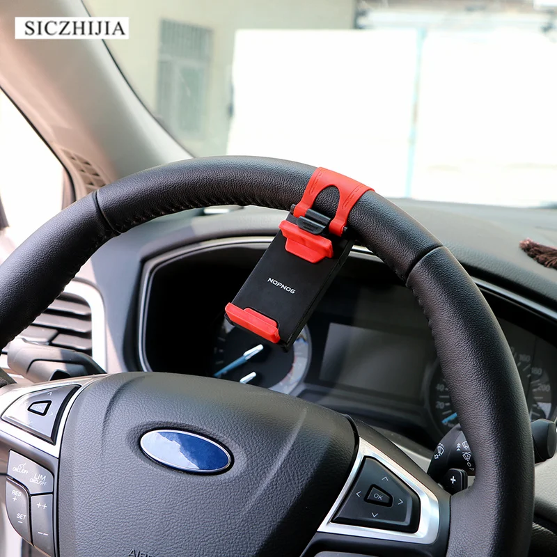 Car steering wheel mobile phone holder for Kia Rio K2 K3 K5 K4 Cerato Soul Forte Sportage R SORENTO Mohave OPTIMA | Автомобили и