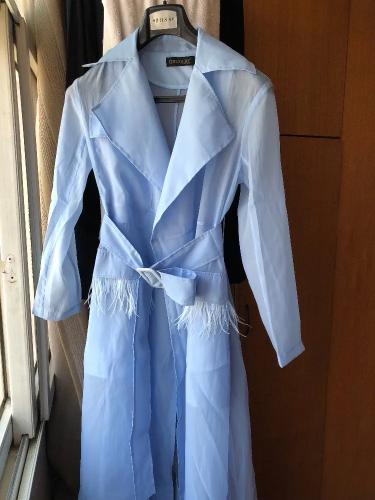 Новинка 2018 весеннее платье Стильное женское модное тонкое пальто до колена с