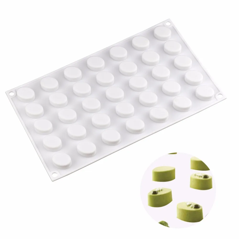 

35 Cavities Round Froms Baking Silicone Mold Diy Mousse Bread Chocolate Cake Decoration Baking Cake Mold
