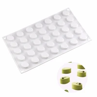 35 cavities round froms baking silicone mold diy mousse bread chocolate cake decoration baking cake mold