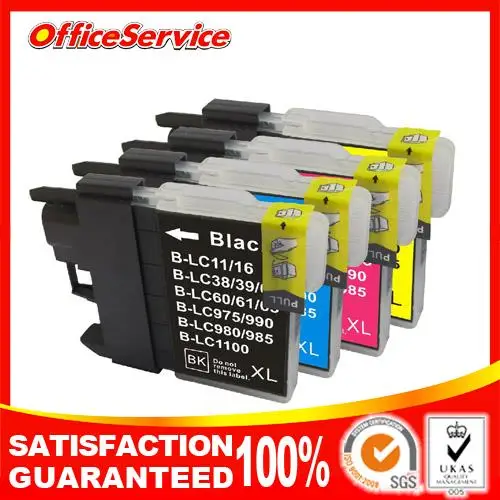 Чернильный картридж LC67 LC38 совместимый с принтером Brother DCP 185C 195C 385C 10 шт.|ink