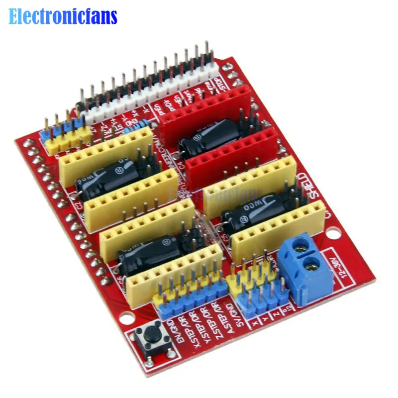 Детали для 3D принтера A4988 драйвер с ЧПУ щит V3 плата расширения Arduino гравер машина