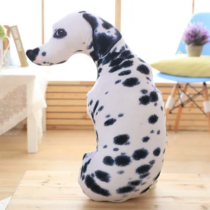 Dalmatian 3D яркое моделирование, подушка для собаки, полное тело, форма собаки, смешное животное, тигр, волк, Офисная подушка для автомобиля, диванная подушка, украшение, подарки - Цвет: Dalmatian