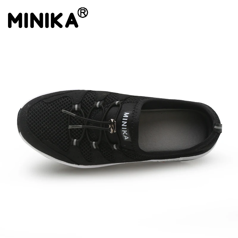 Minika/дышащие тонкие кроссовки на танкетке с сеточкой женская обувь платформе