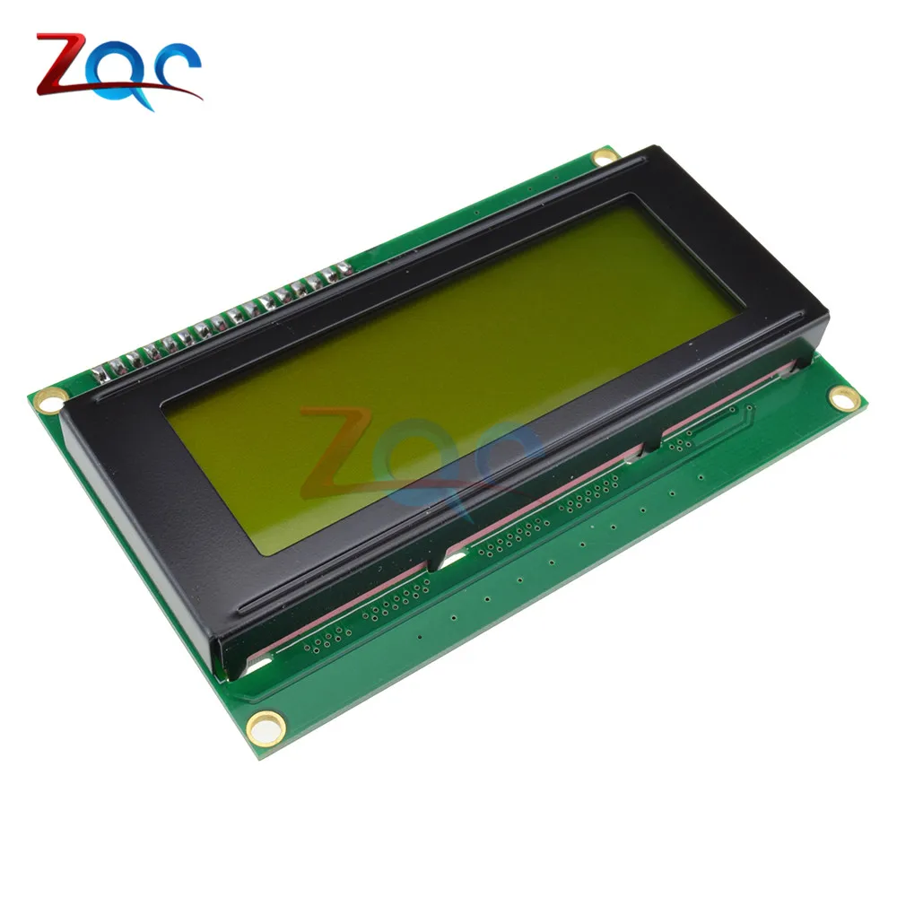 Yellow display ЖК-дисплей 2004 межсоединений интегральных схем/I2C ЖК-дисплей Дисплей монитор 2004 20X4 5V знак голубой желтый Подсветка Экран ЖК-дисплей 2004 межсоединений интегральных схем I2C для arduino ЖК-дисплей Дисплей - Цвет: Yellow display
