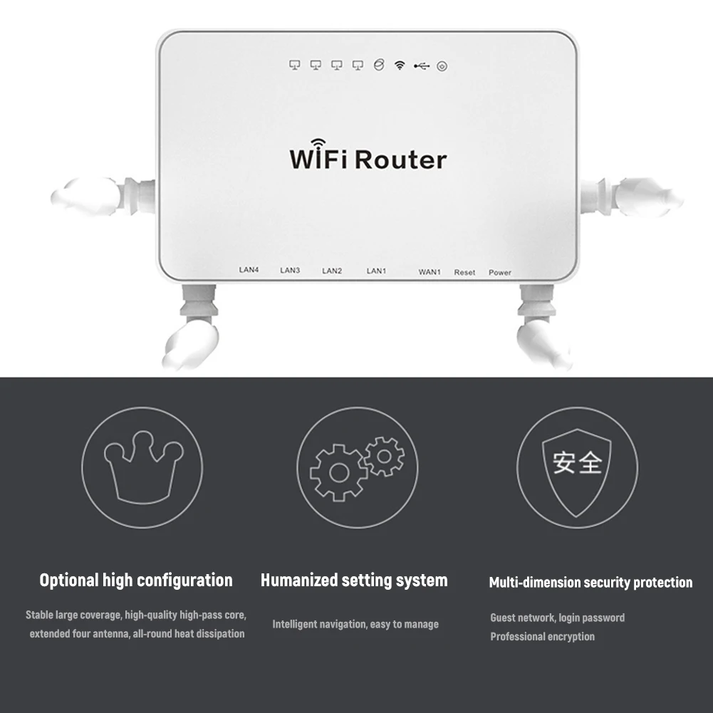 Роутер wifi роутер английская прошивка 300 м wifi роутер с USB 2,0 портом антенна генерирует сильный wifi сигнал