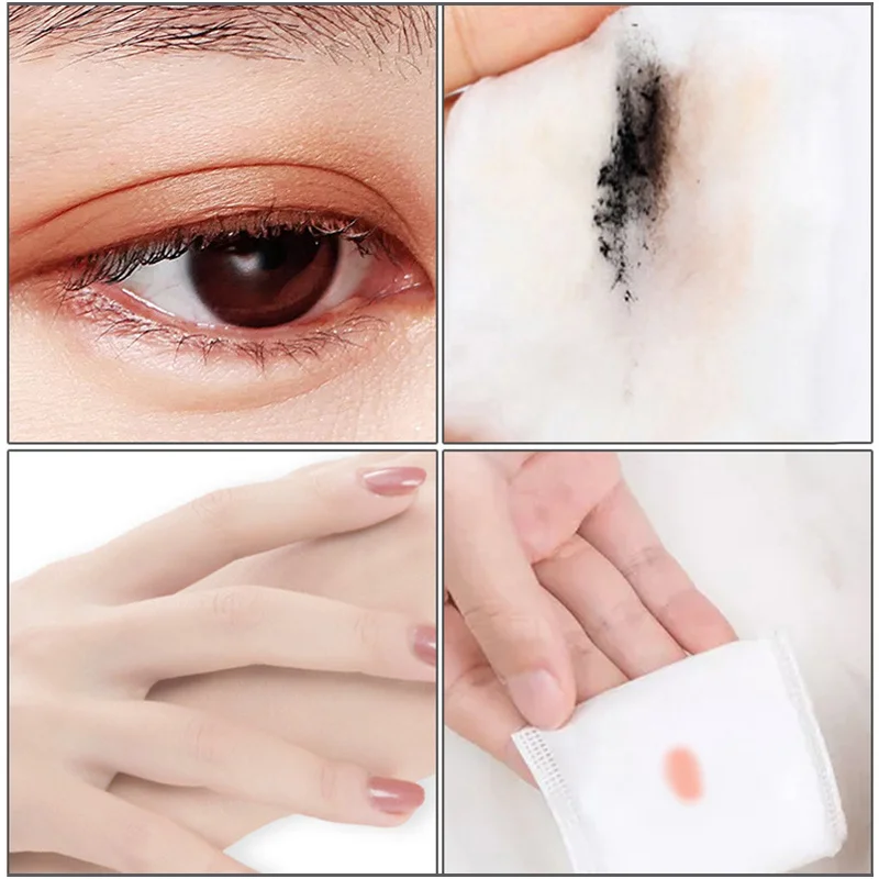 100 шт./кор. мягкий снятие макияжа косметический спонж для Жидкость снятия колодки