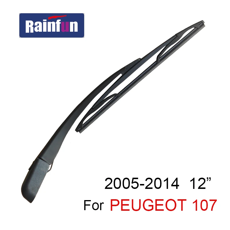 RAINFUN рычаг заднего стеклоочистителя автомобиля лезвие B 12E подходит для PEUGEOT 107 (05