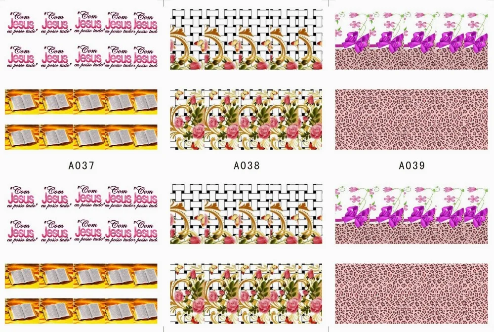 Галстук бабочка 3 листа|nail art water transfer|art waternail decal stickers |