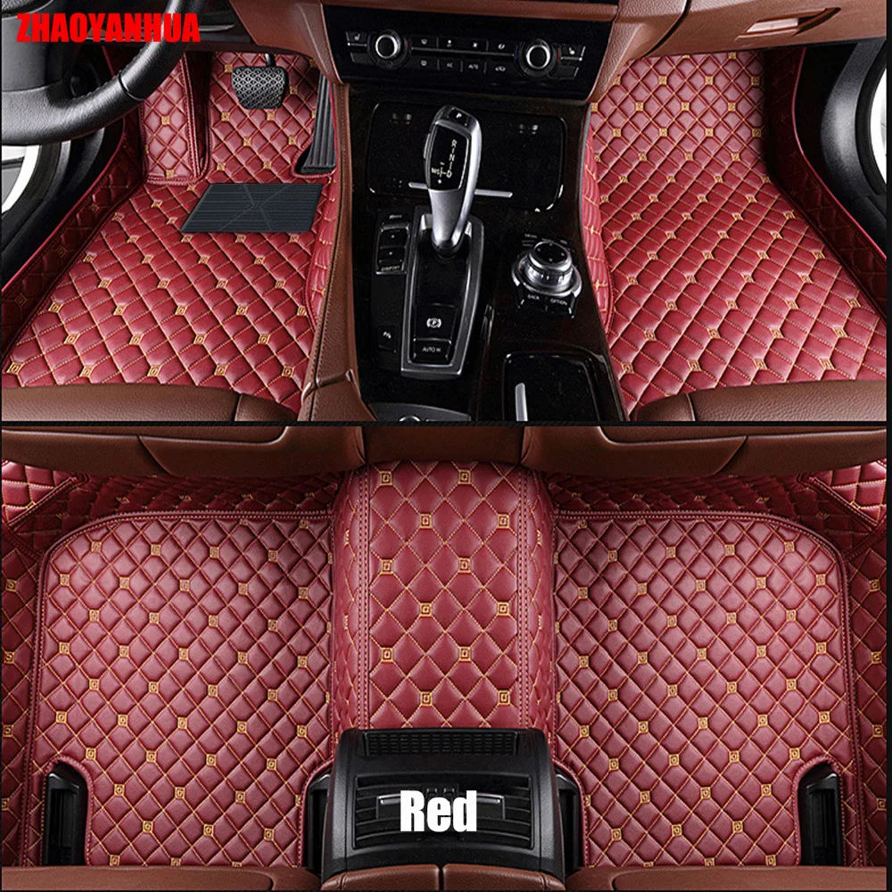 

ZHAOYANHUA Car floor mats for Volvo C30 S40 S60L S80L V60 XC60 XC90 5D car-styling heavy duty carpet floor liner