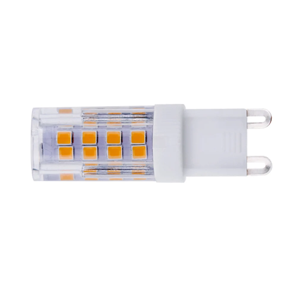 50 шт./лот 4 Вт 6 G9 керамическая Лампа 110 В 220 Epistar SMD 2835 светодиоды большой мощности