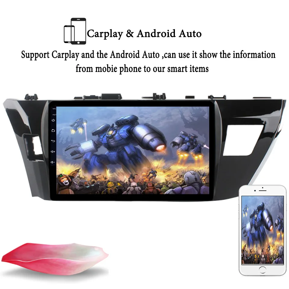 10 1 &quotAndroid 0 Автомобильный gps navi для Toyota Corolla Levin 2013 2014 2015 Аудио Видео магнитофон