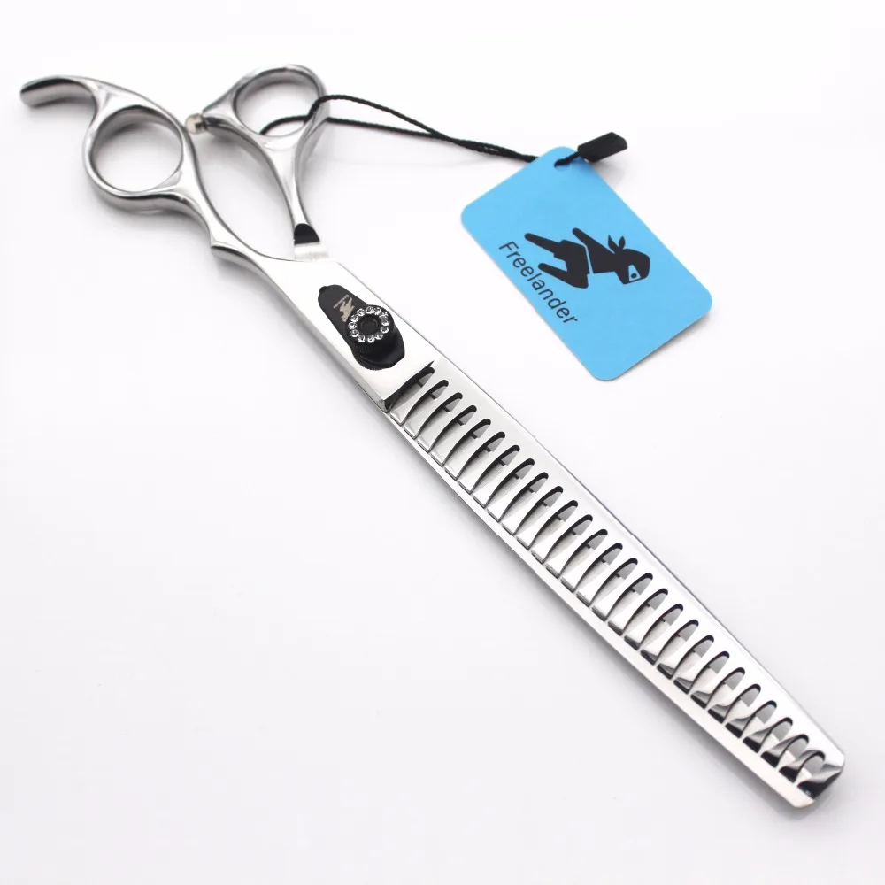 

9 inch Freelander Black shrapnel Fish bone scissors Pet scissors Thinning scissors Tooth scissors Pet supplies