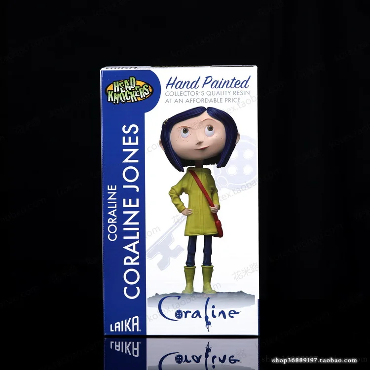 NECA детские игрушки Коралина и секретная дверь куклы S Рисунок 7 дюймов качающаяся голова Каролин для девочек подарок на день рождения