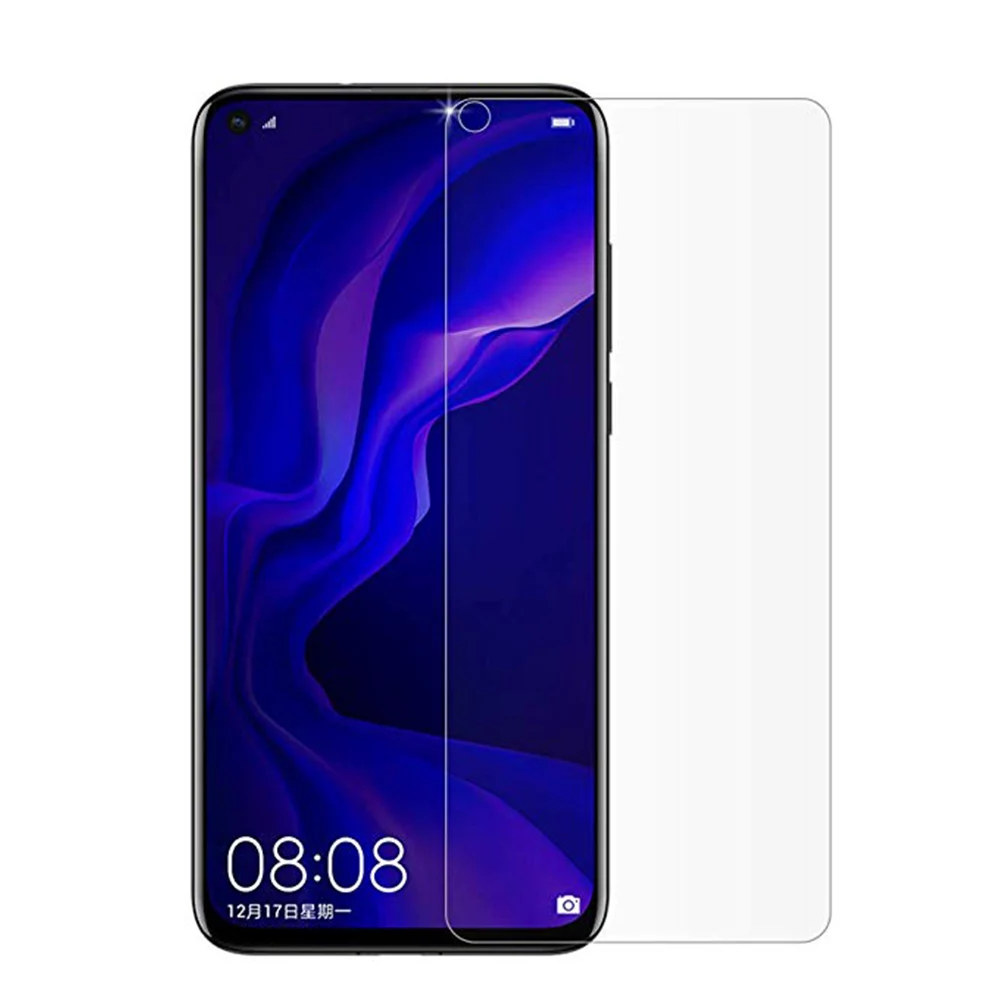 Закаленное стекло для телефона Huawei Nova 4 полное покрытие клеем антибликовое