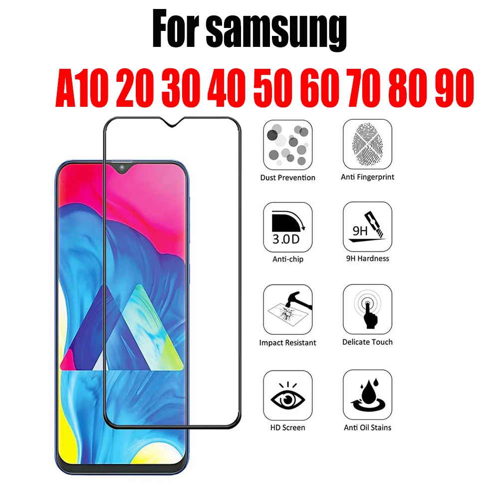 Защитная пленка для samsung Galaxy A50 A30 A40 A70 протектор экрана 10 20 30 40 50 60 70 80 90 A20 защитная