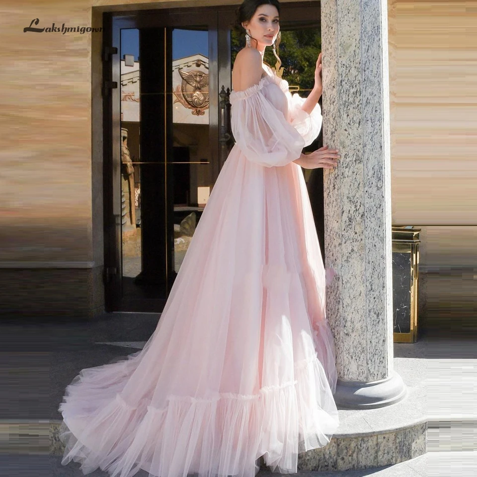 Женское свадебное платье с цветочным принтом lakshmidress розовое трапециевидной